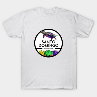 Santo Domingo Dominican Republic Beach Sea Turtle T-Shirt